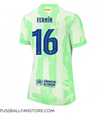 Barcelona Fermin Lopez #16 Replik 3rd trikot Damen 2024-25 Kurzarm